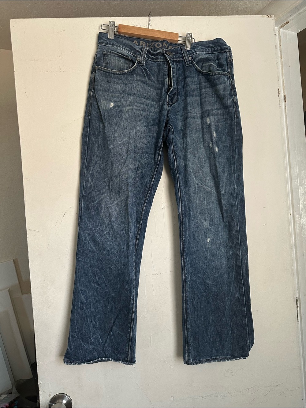 Arizona Jean Company Men’s Dark Blue Bootcut Jeans